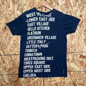 MTV Soft Goods NYC Graphic Tee – Manhattan Neighborhoods Print